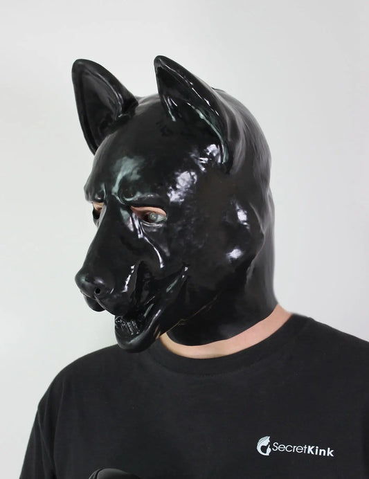 Latex German Shepherd Puppy Hood
