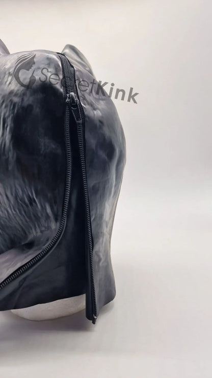 Latex German Shepherd Puppy Hood