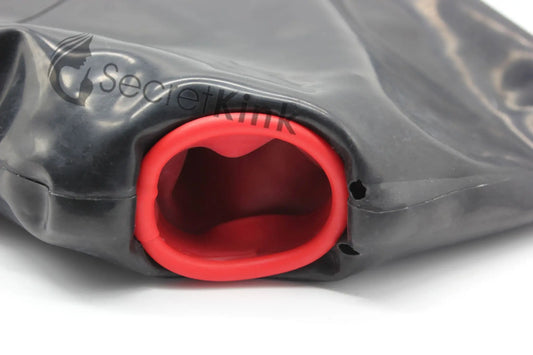 Handmade Latex Hood (with Mouth Condom Sheath)