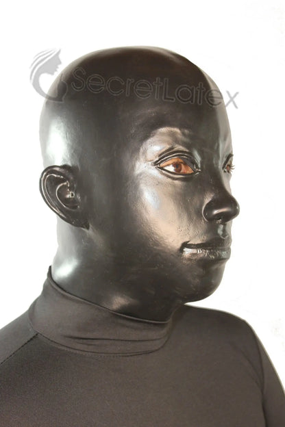 Heavy Rigid Feminine Latex Hood