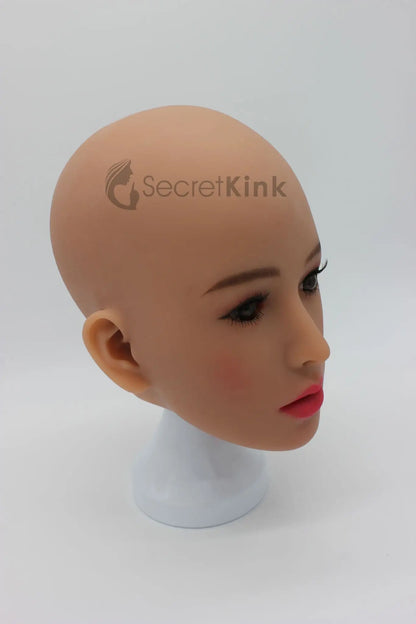 Ultra Realistic Female TPE Sex Doll Head (Fair Skin-Tone) - Mei