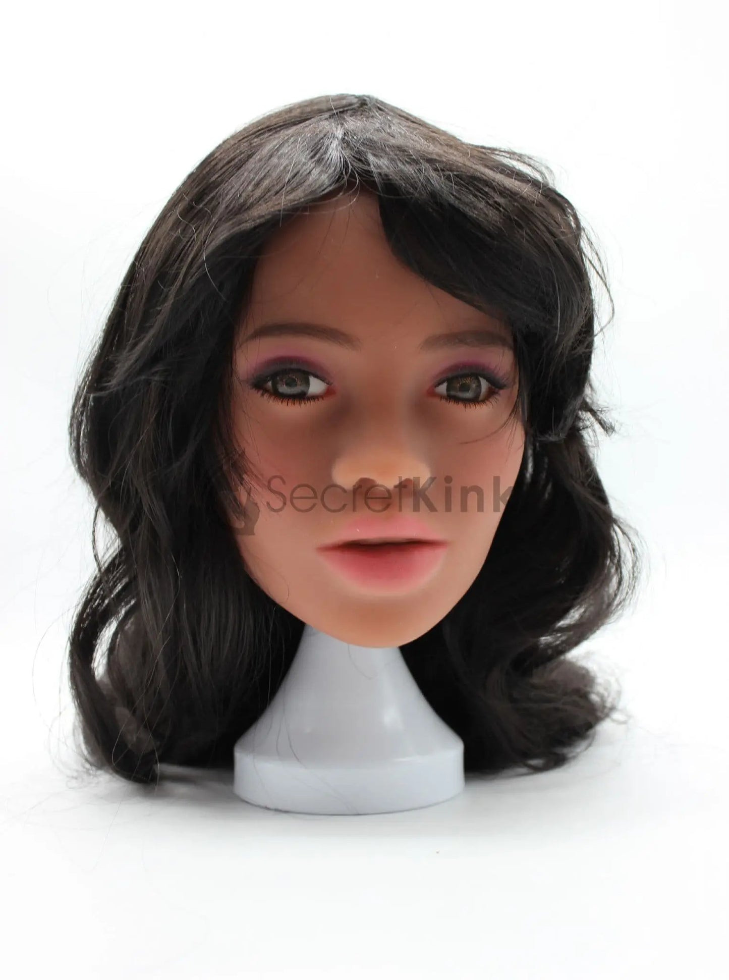 Ultra Realistic Female TPE Sex Doll Head (Light Brown Skin-Tone) - Lilly