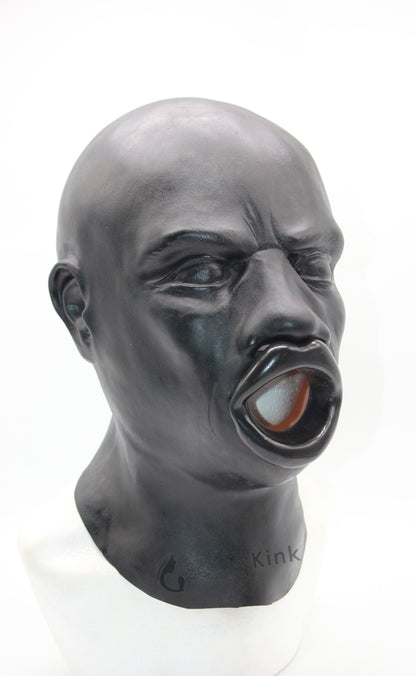 Large Lips Gag Heavy Masculine Rubber Hood