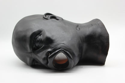 Large Lips Gag Heavy Masculine Rubber Hood