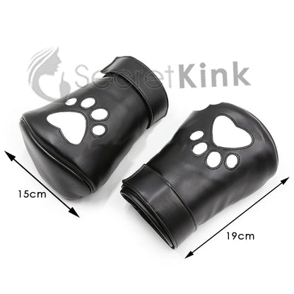 Puppy Pet Play Mitts Gloves