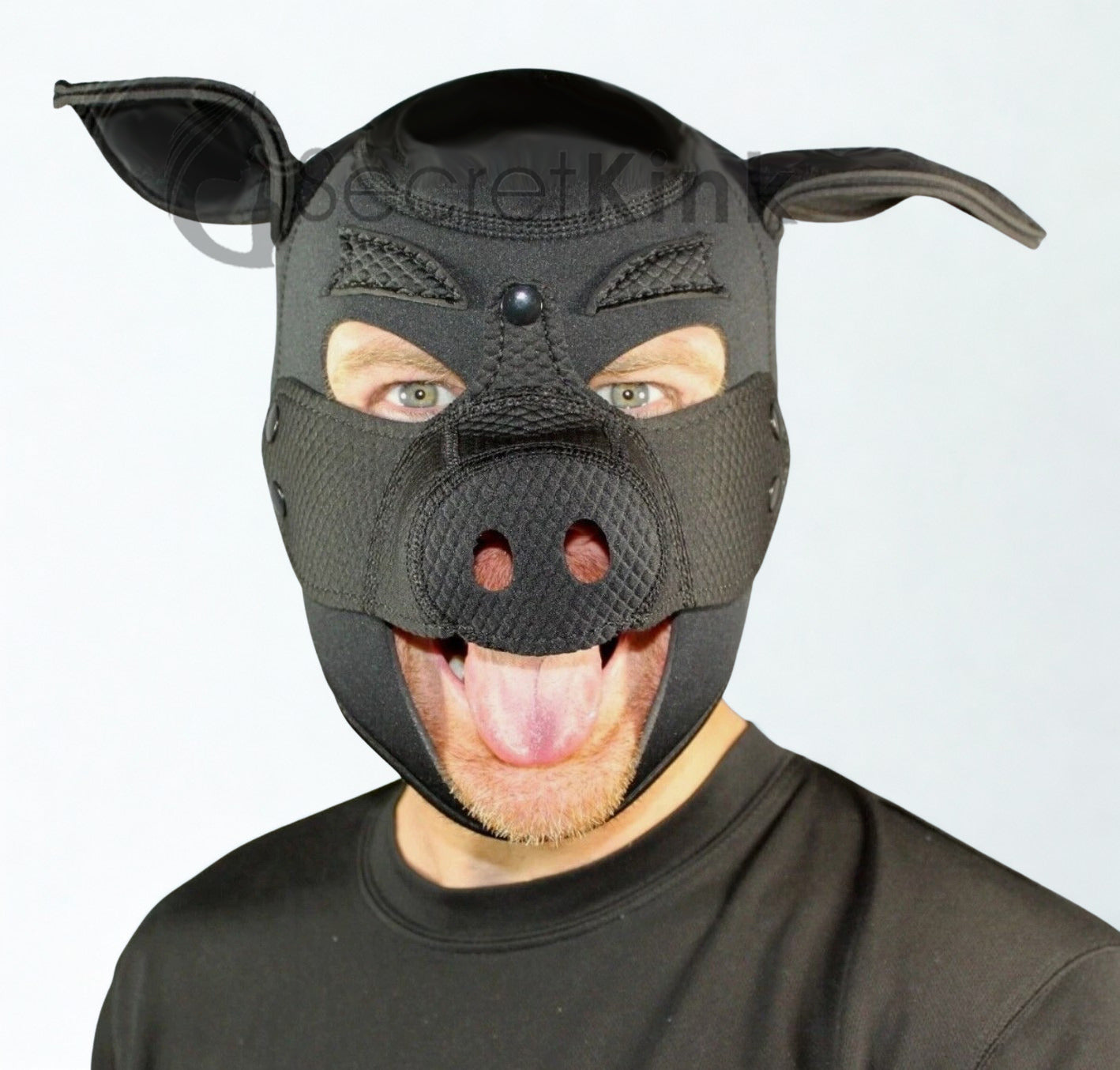 Neoprene Foam Pig Hood - Padded Animal Mask