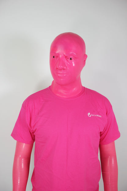 Masculine Pink Latex Hood (Moulded)