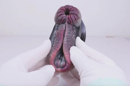 Zebra Masturbator Sex Toy l Silicone 2 Holes