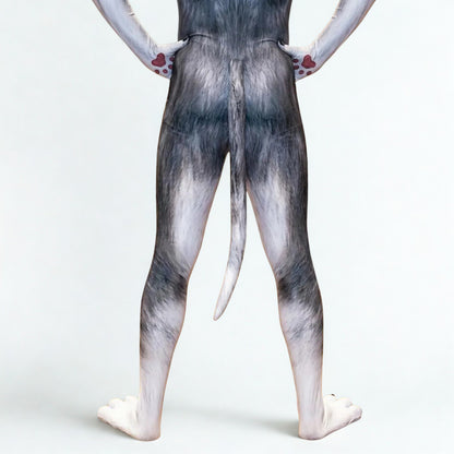 Husky Spandex Puppy Play Full Body Suit