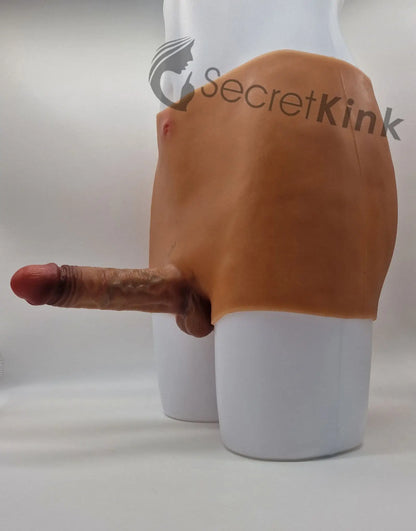 6-inch Realistic Silicone Dildo Pants