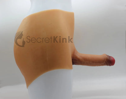 6.5-inch Realistic Chubby Silicone Dildo Pants
