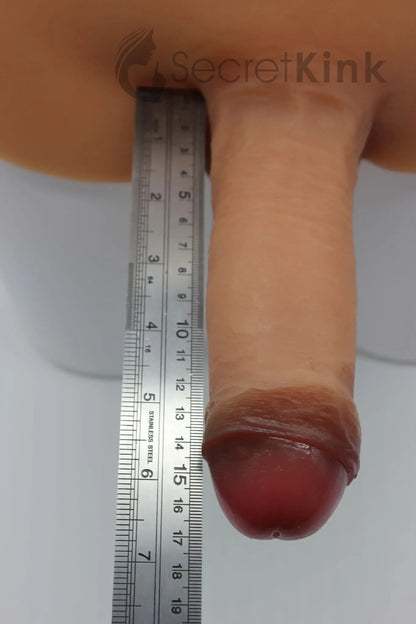 6.5-inch Realistic Chubby Silicone Dildo Pants