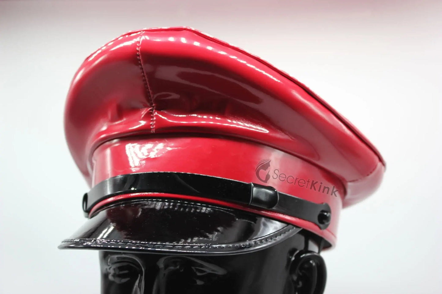 Red Military-Style Dominance Cap