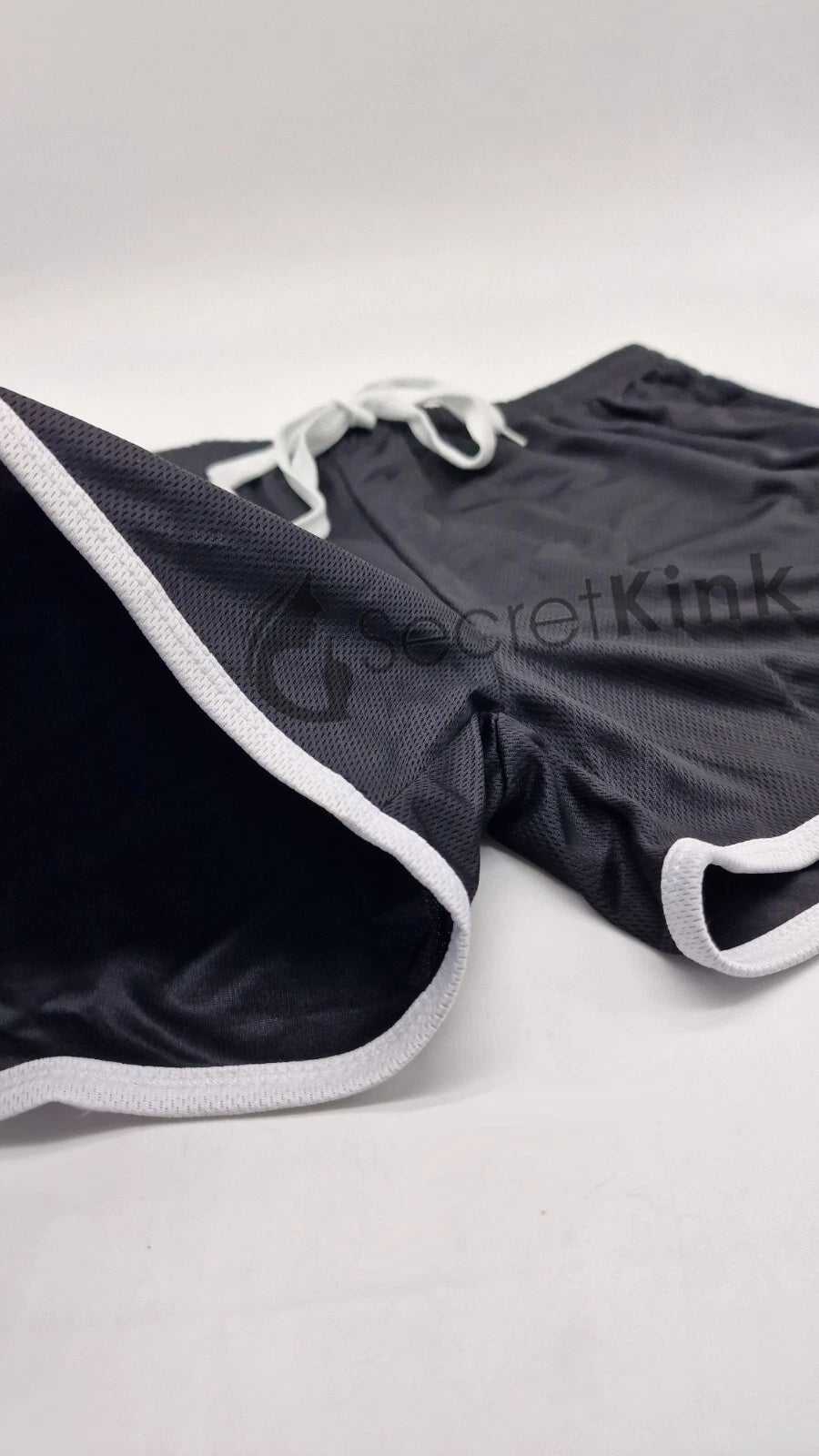Unisex Mesh Puppy Play Shorts - Paw Print Retro Gym Shorts