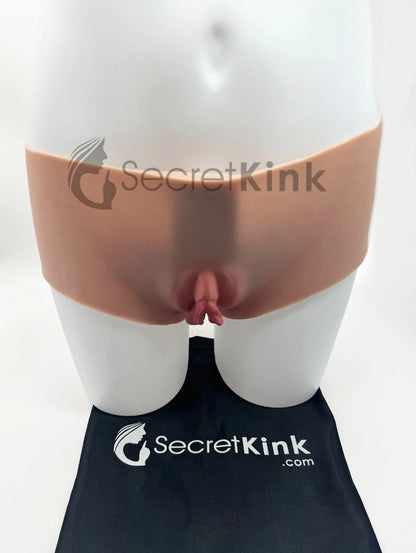 Silicone Vagina Pants Insertable