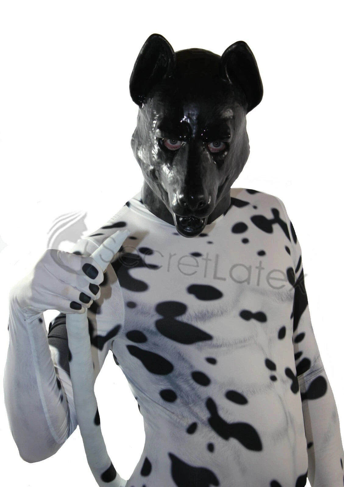 Dalmatian Spandex Puppy Play Full Body Suit