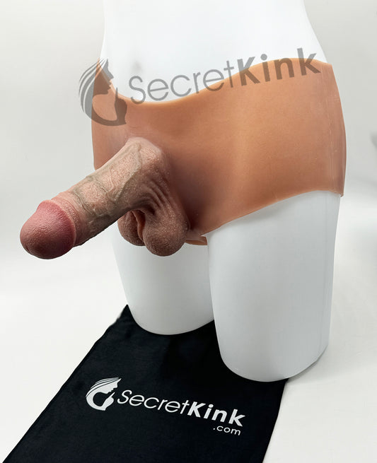 Realistic 5" Short Dildo for Men & Women – Stubby Lifelike Silicone Wearable