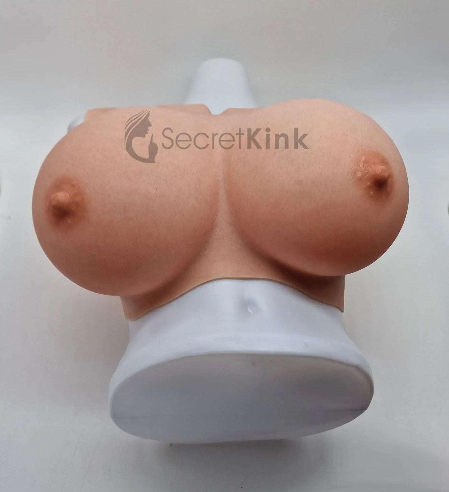 Premium Silicone Breastplate – Realistic Low-Cut Breast Forms
