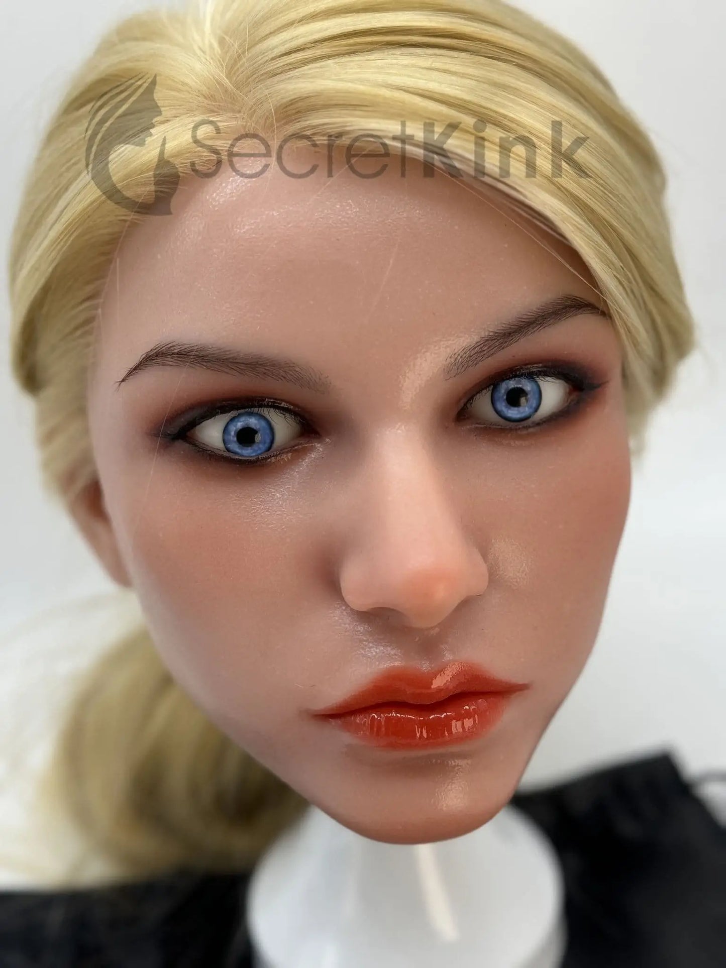 Ultra Realistic Female Silicone Sex Doll Head (Fair Skin-Tone) - Hana