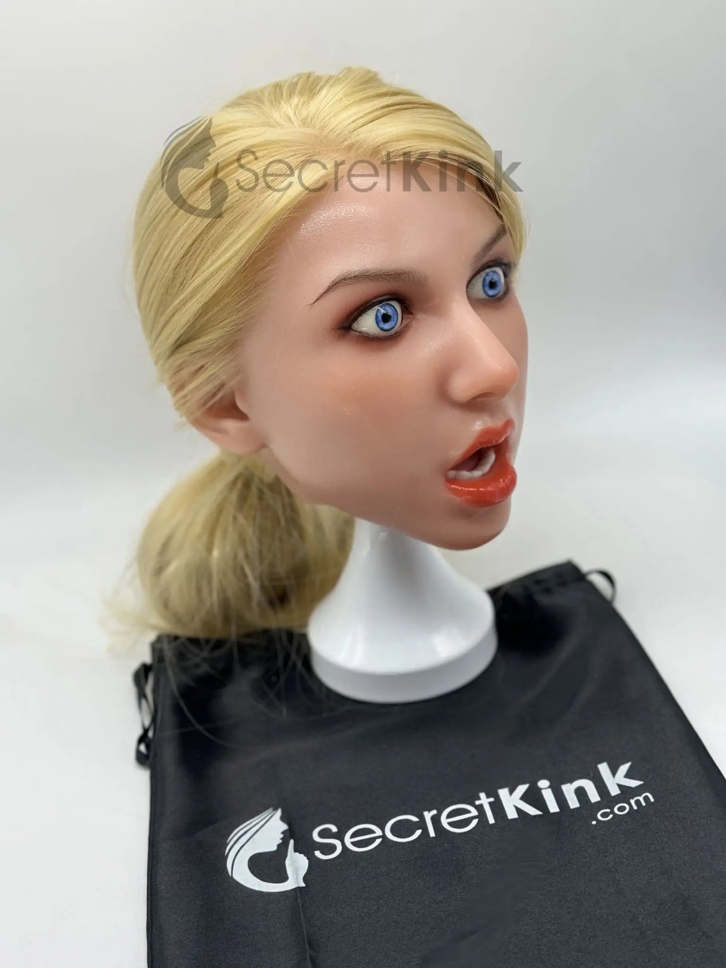 Ultra Realistic Female Silicone Sex Doll Head (Fair Skin-Tone) - Hana