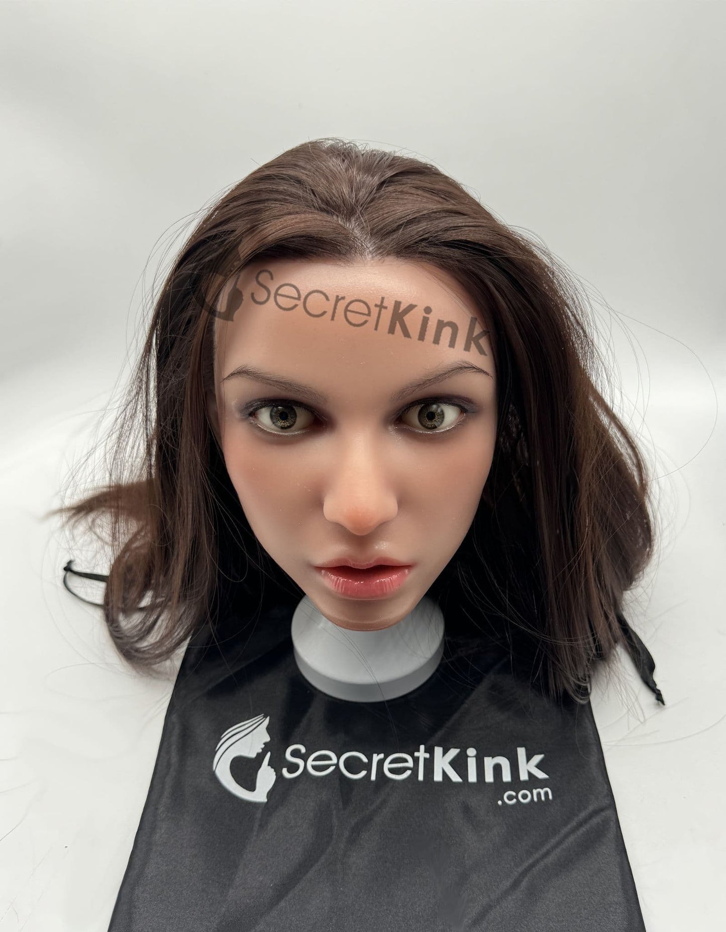 Ultra Realistic Female Silicone Sex Doll Head (Fair Skin-Tone) - Rosie
