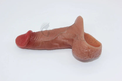4-inch Silicone Penis Sleeve with Ball Sack