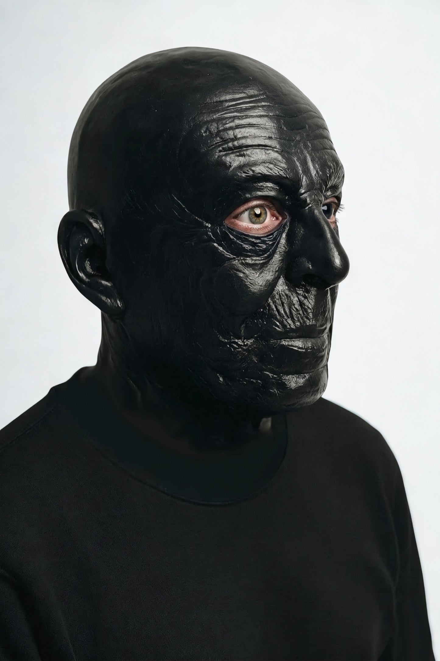 Heavy Wrinkled Latex Rubber Hood